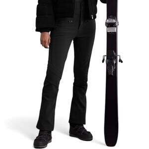 Perfect Moment Women's Aurora Flare Ski Pant Black Dermizax XL NEW